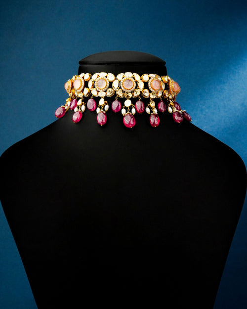 Tiya Polki And Diamond Choker - NO ORDERS