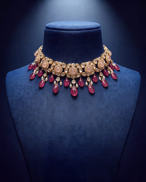 Tiya Polki And Diamond Choker