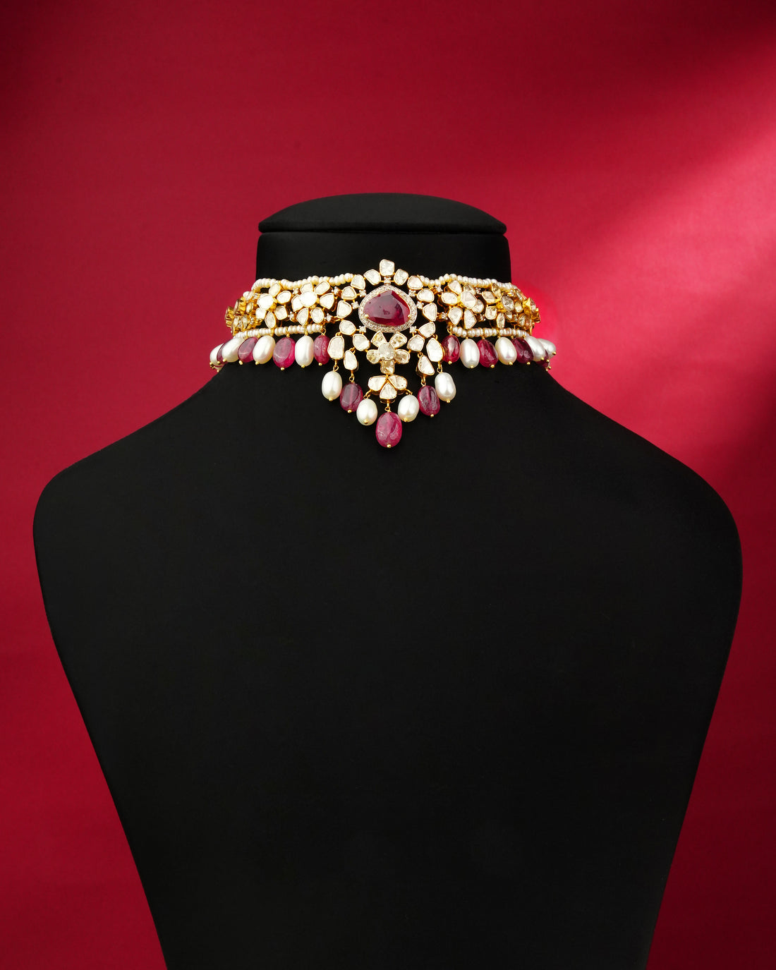 Elara Polki And Diamond Choker