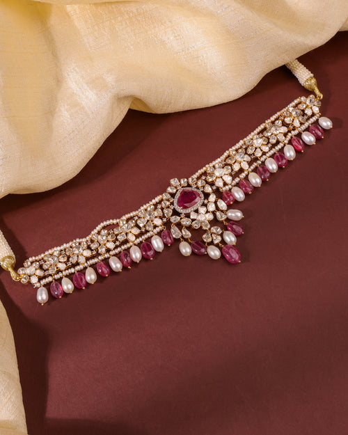Elara Polki And Diamond Choker