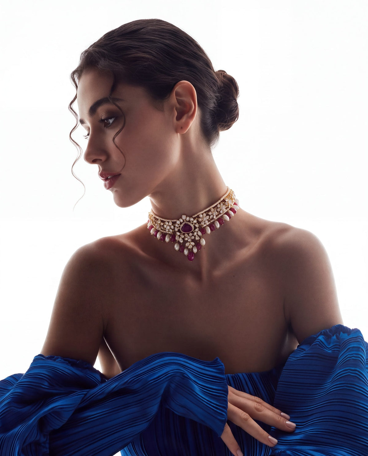 Elara Polki And Diamond Choker
