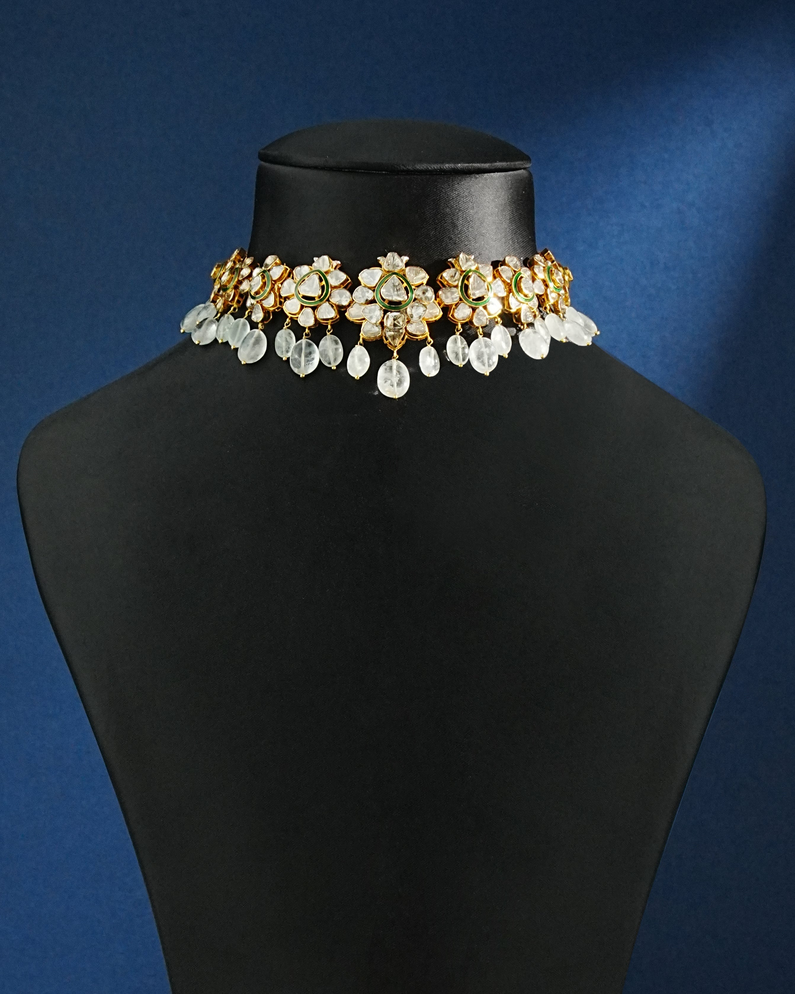 Xirelle Polki And Diamond Choker