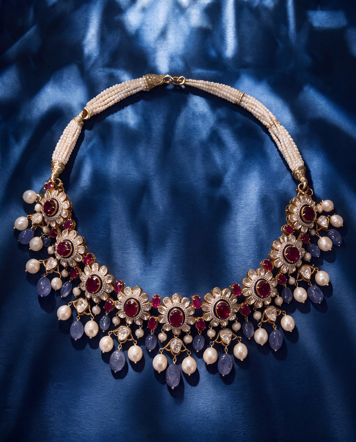 Jacinta Polki And Diamond Choker