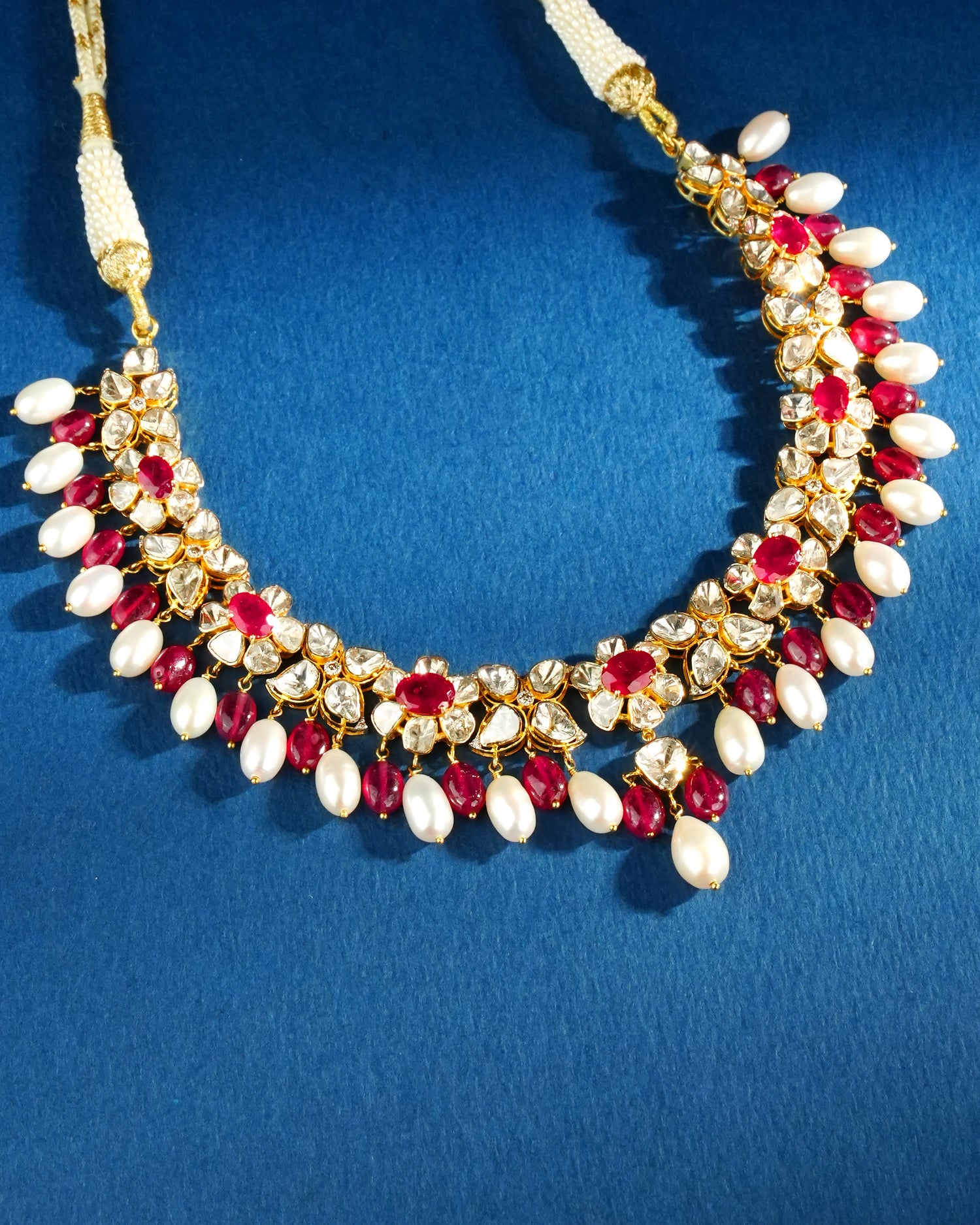 Azalea Polki  And Diamond Necklace