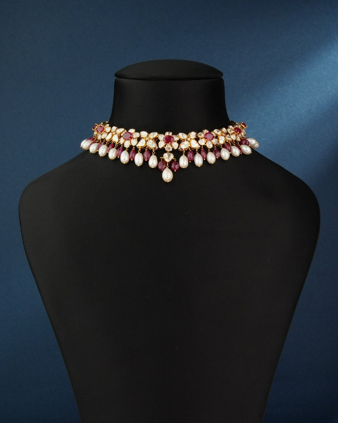 Nadira Bridal Polki And Diamond Set