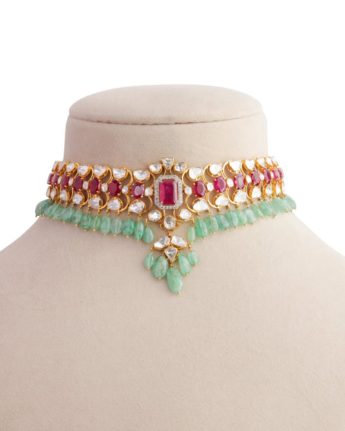 Noori Polki And Diamond Choker