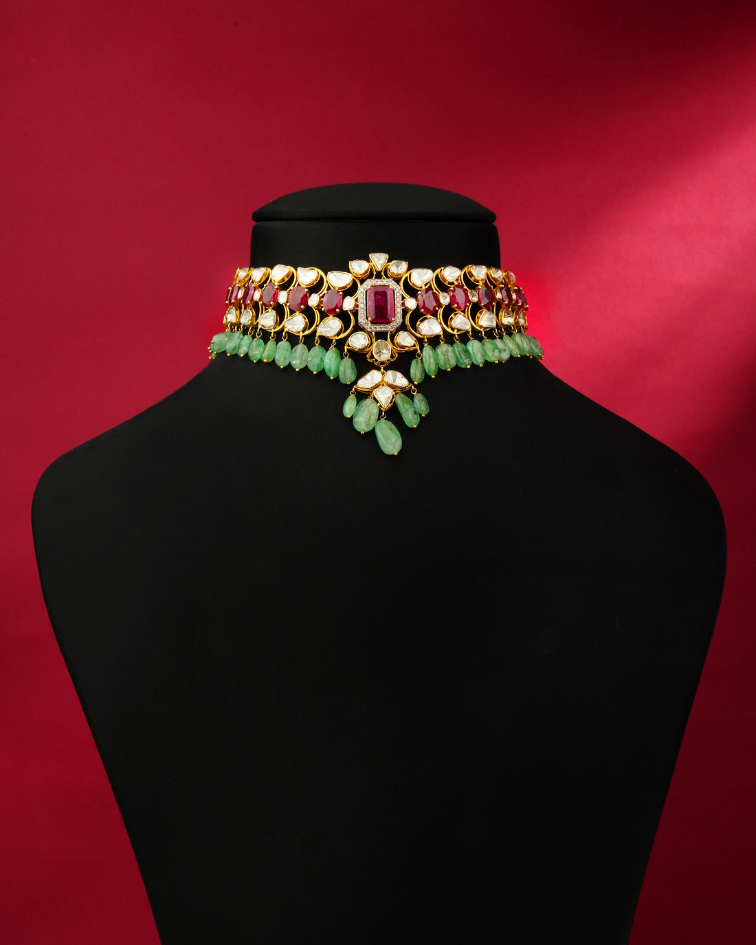 Portia Polki And Diamond Choker