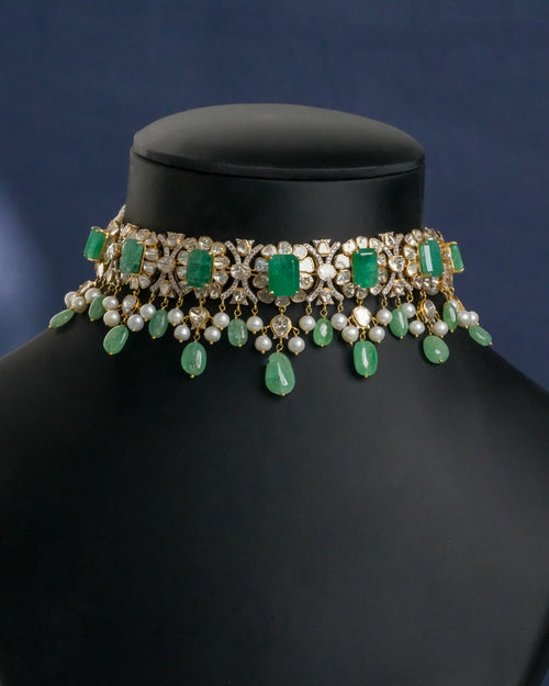 Bianca Polki And Diamond Choker