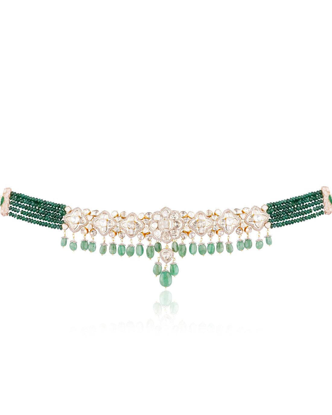 Yukta Polki And Diamond Choker
