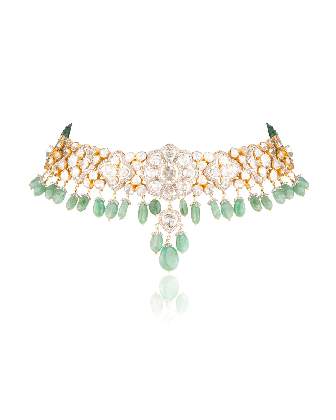 Yukta Polki And Diamond Choker
