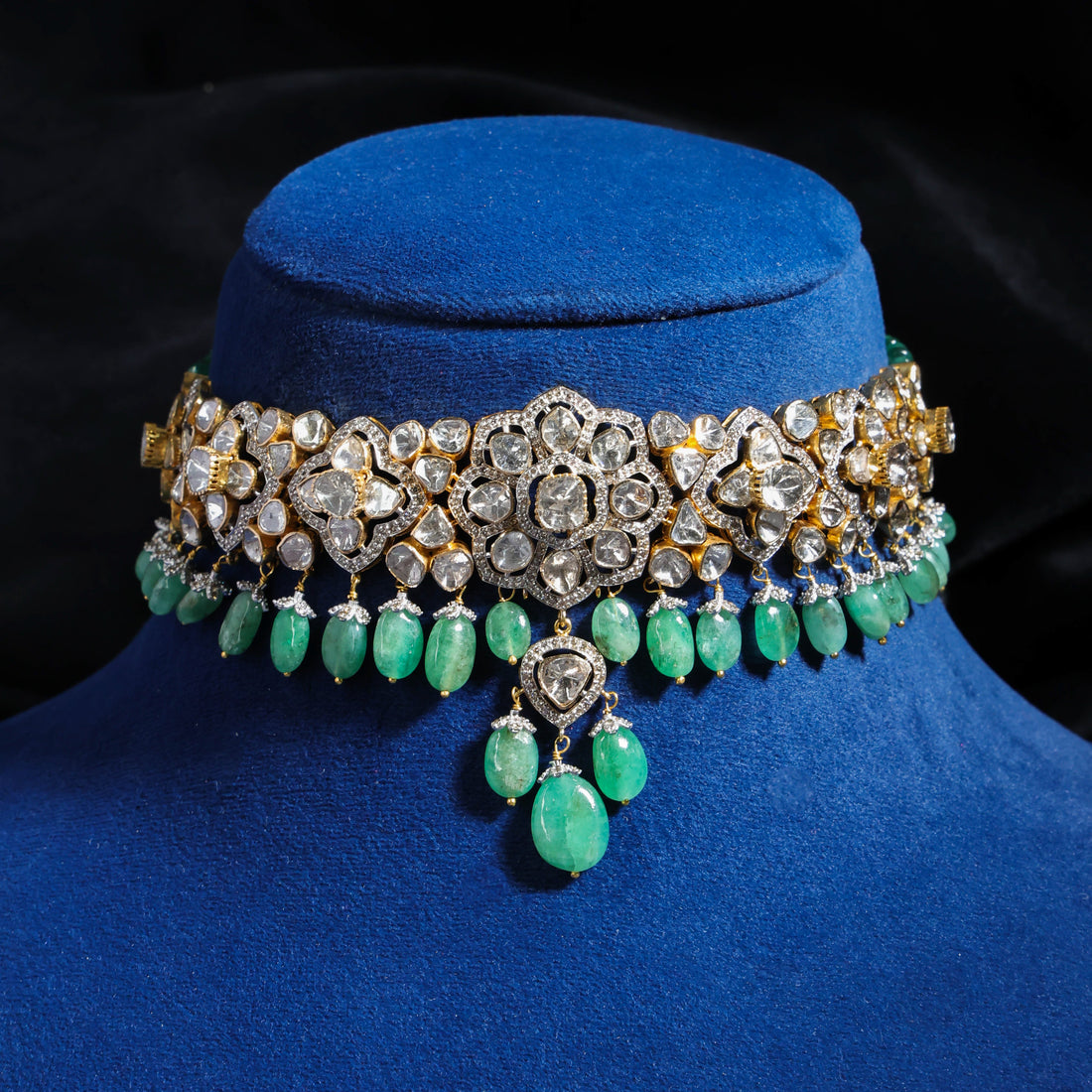 Yukta Polki And Diamond Choker