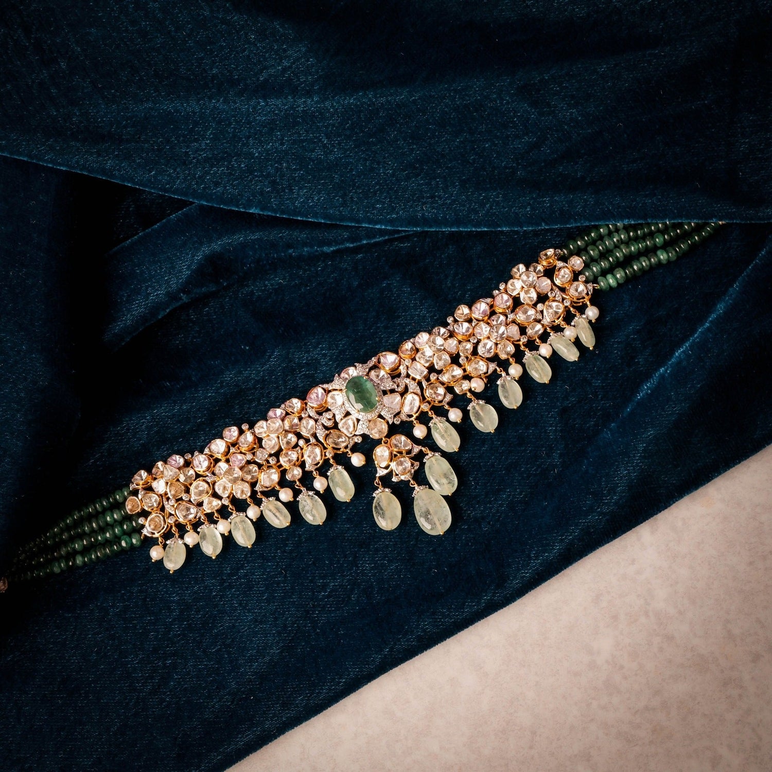 Anahita Polki And Diamond Choker