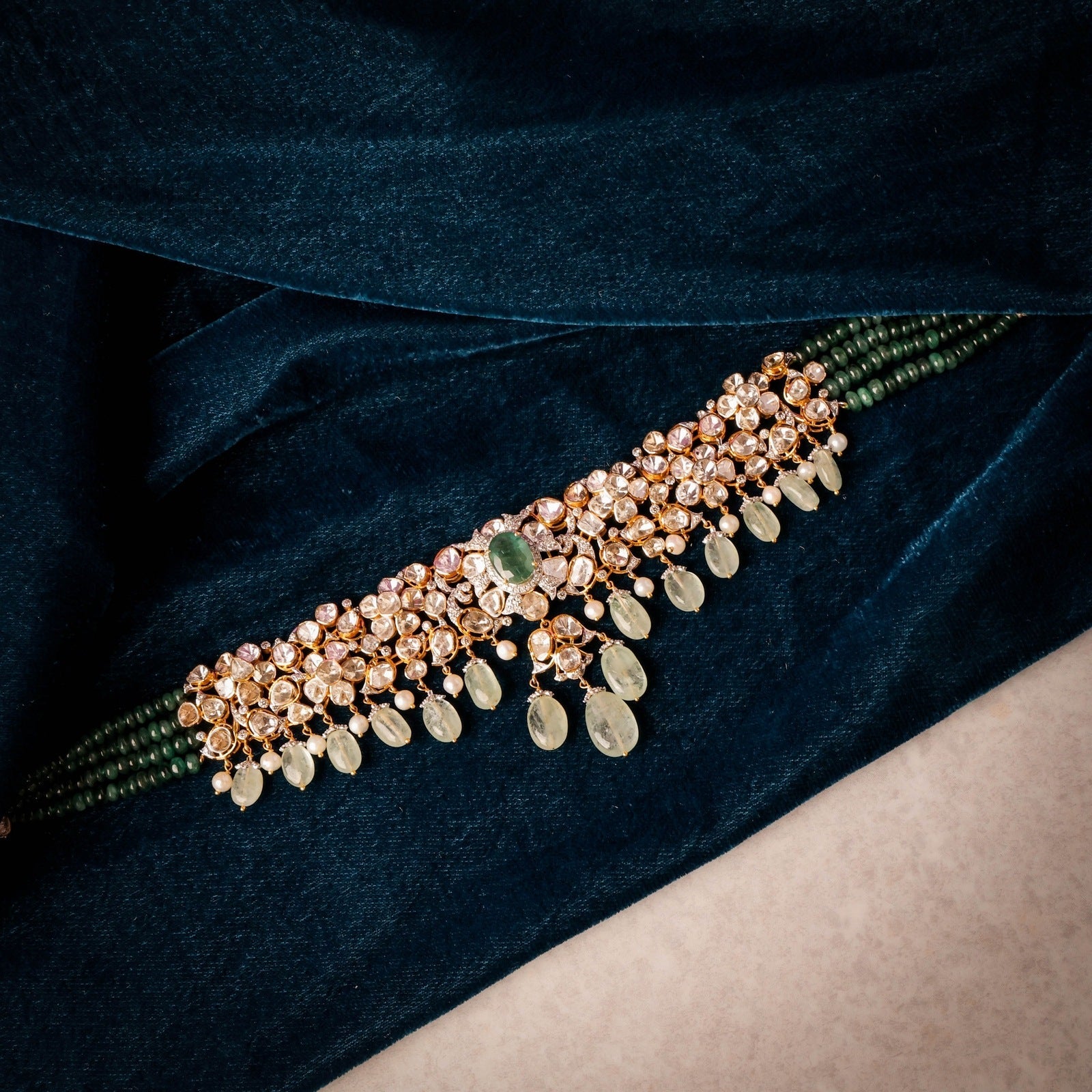 Anahita Polki And Diamond Choker