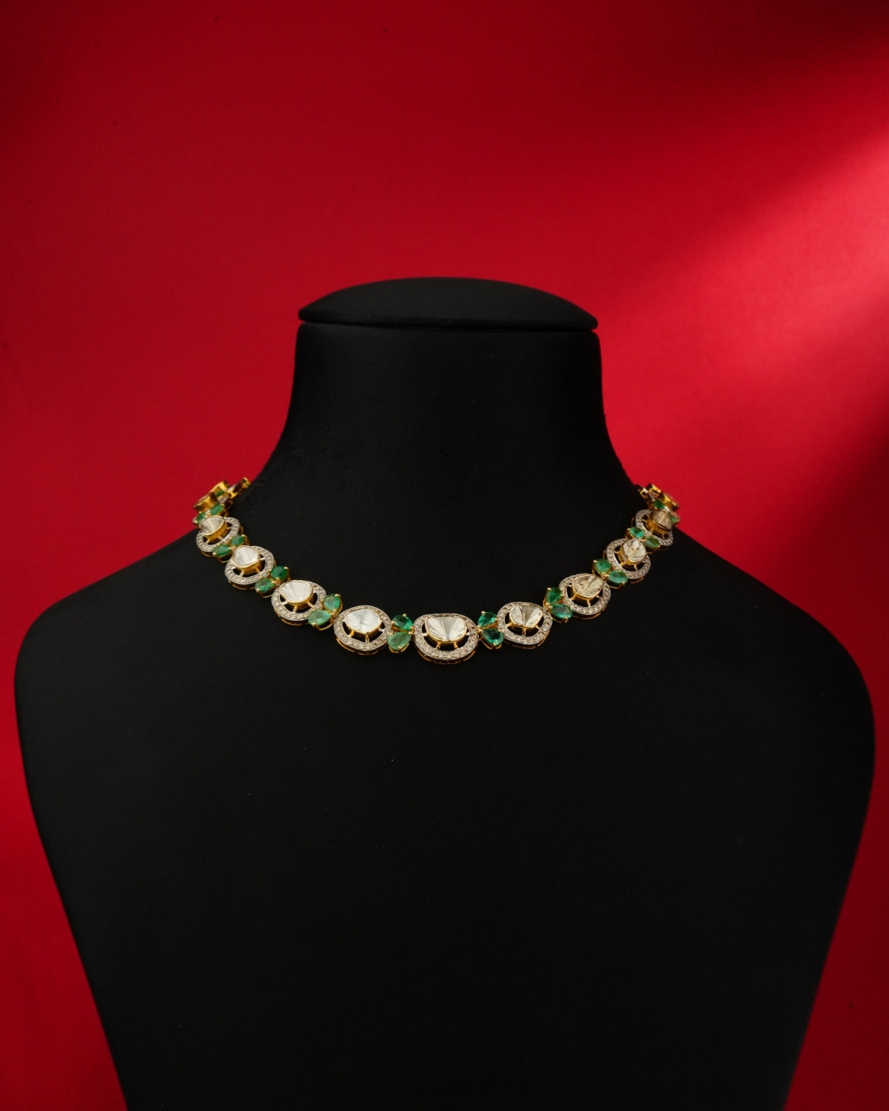 Prerna Polki And Diamond Necklace