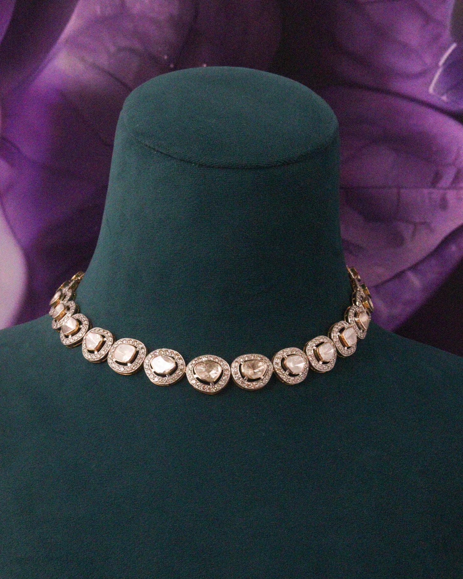 Riya Polki And Diamond Choker