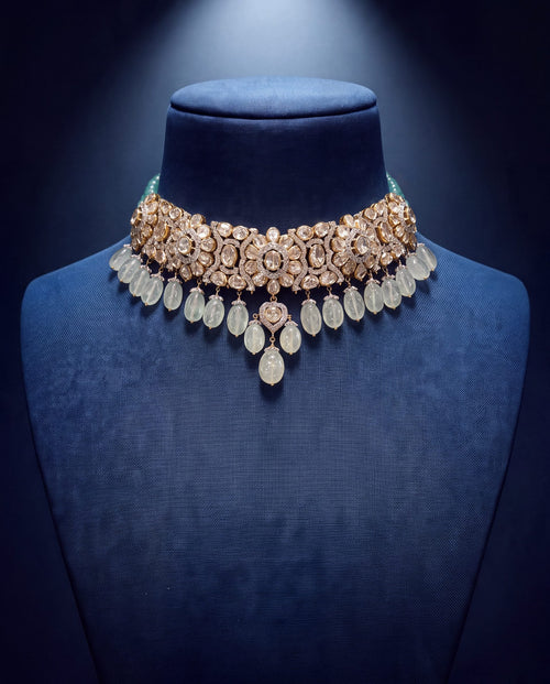 Manjari Polki And Diamond Choker