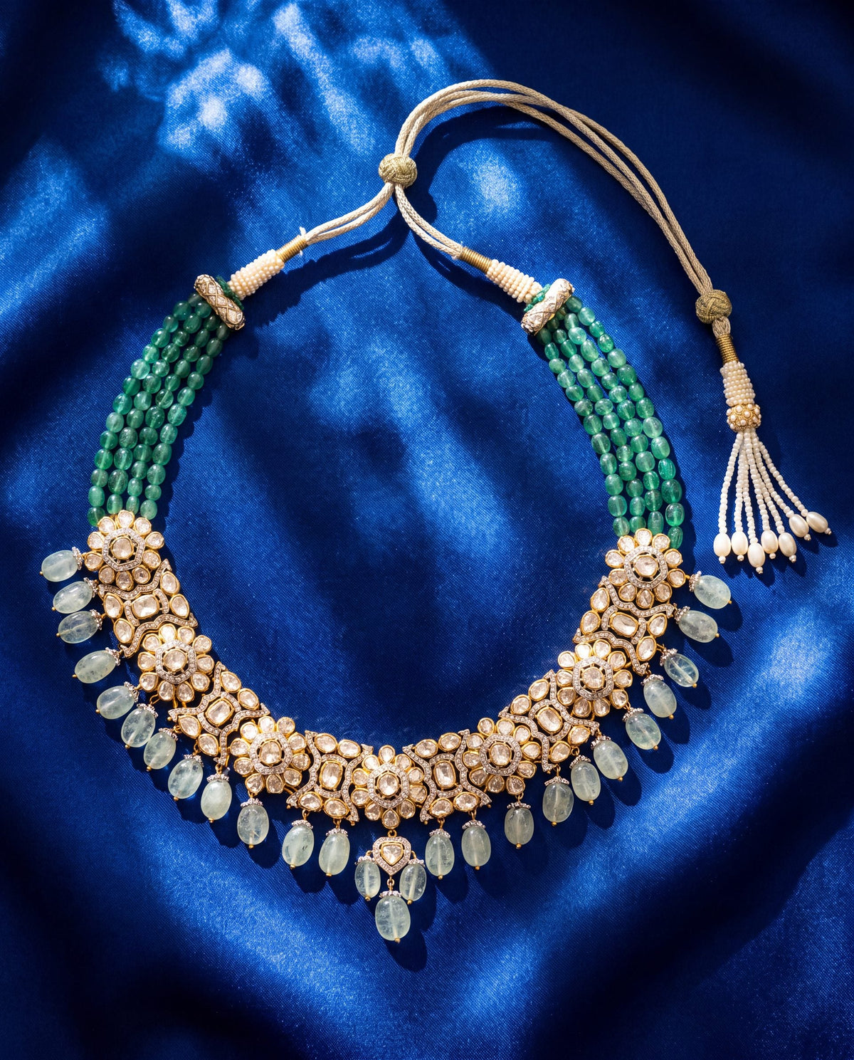 Manjari Polki And Diamond Choker