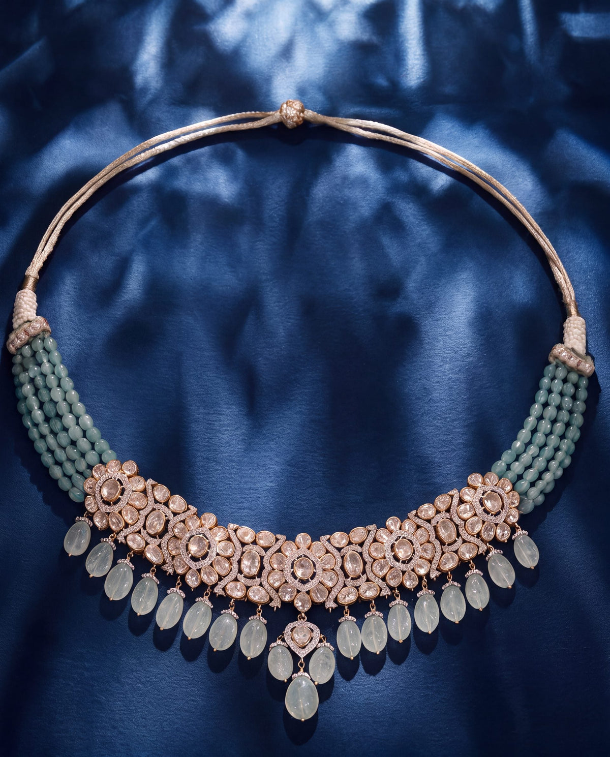 Manjari Polki And Diamond Choker