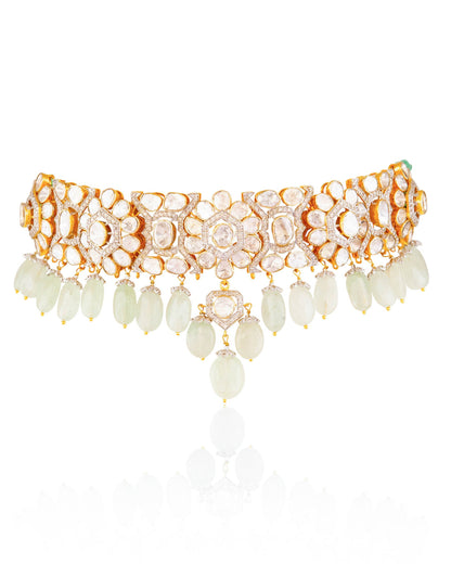 Manjari Polki And Diamond Choker