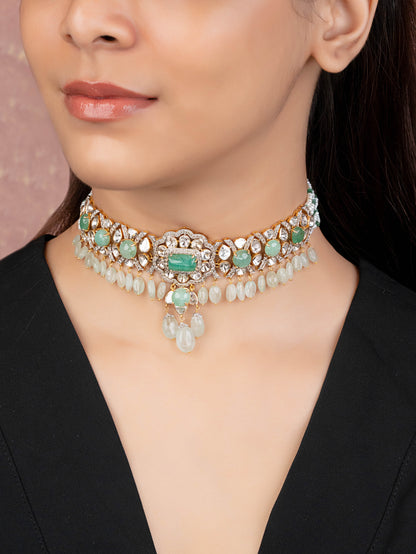 Heena Polki And Diamond Choker