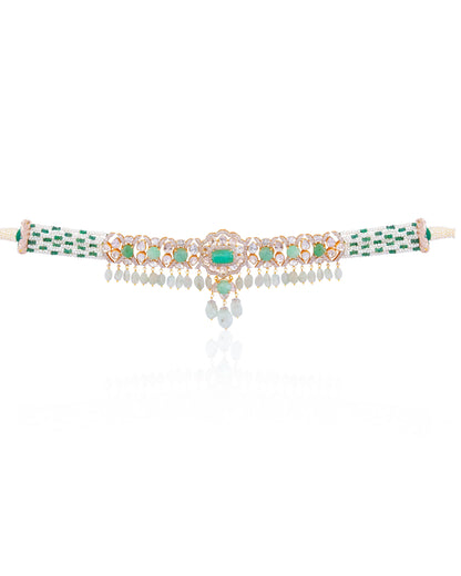 Heena Polki And Diamond Choker