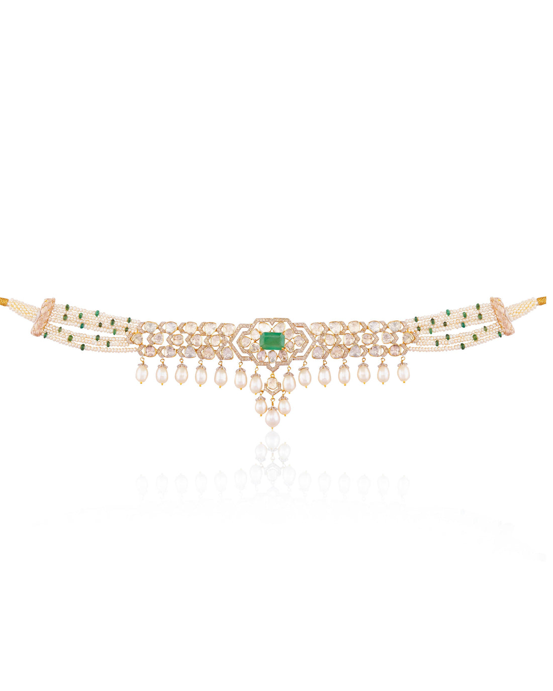 Anjali Polki And Diamond Choker