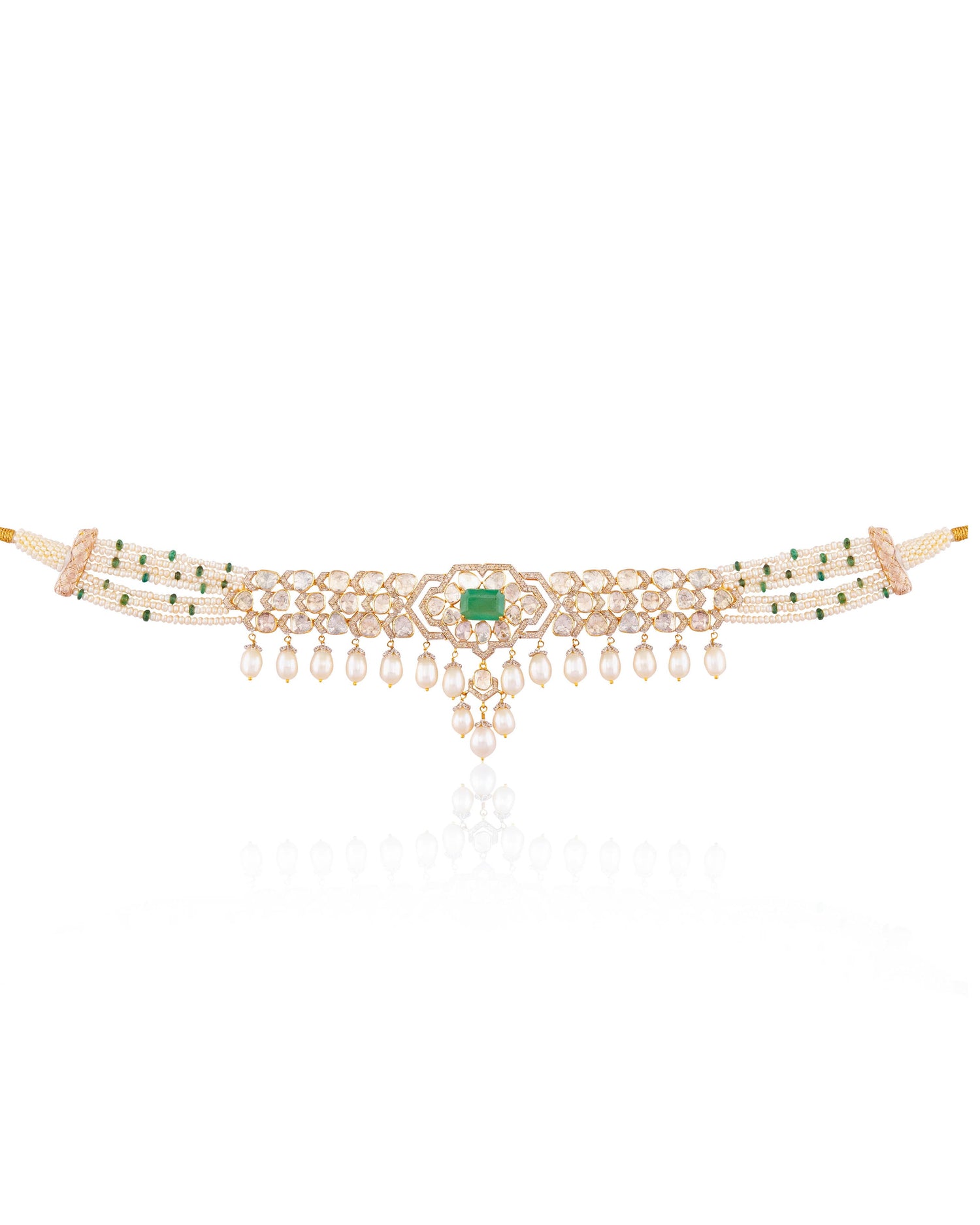 Anjali Polki And Diamond Choker