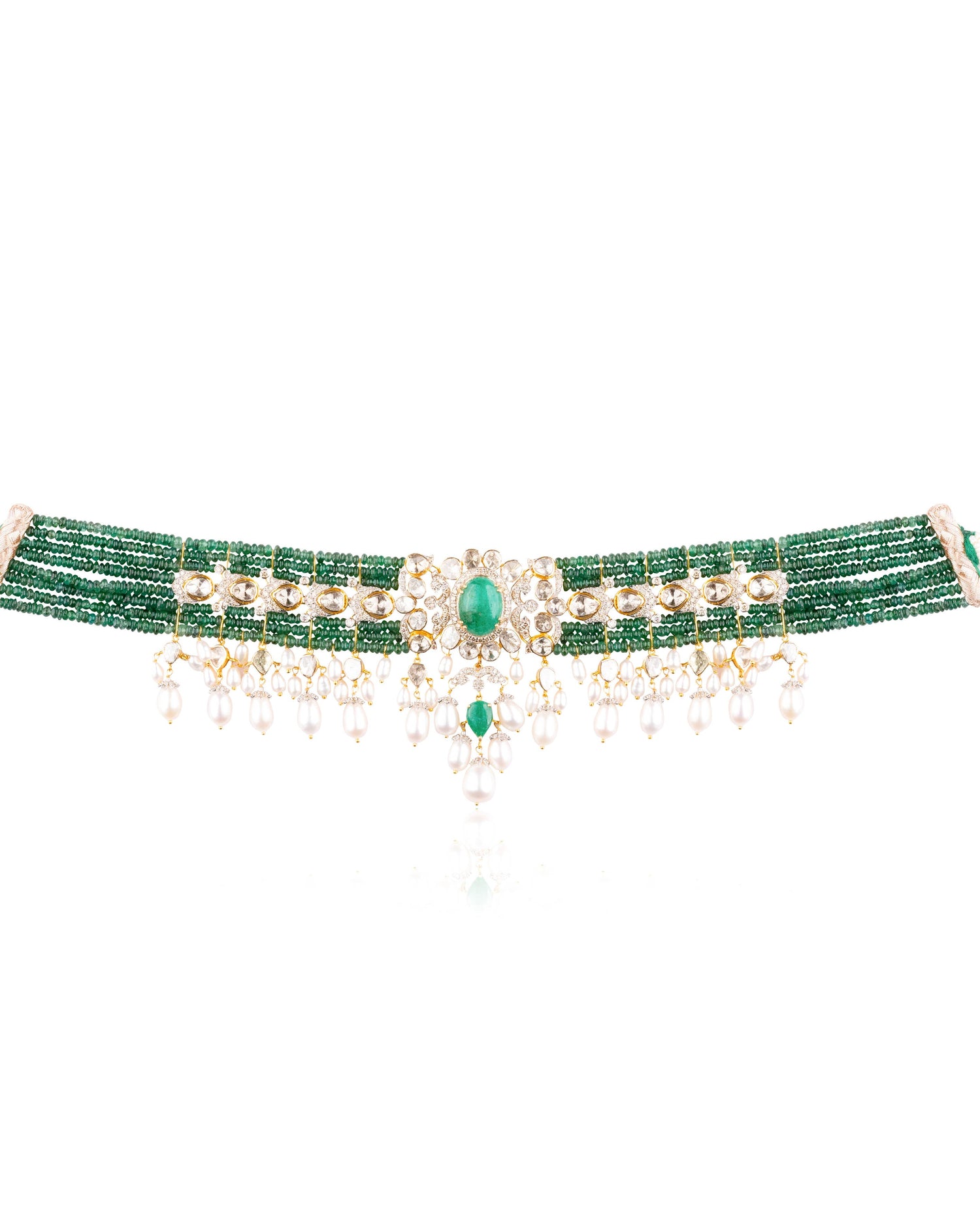 Tishya Polki And Diamond Choker