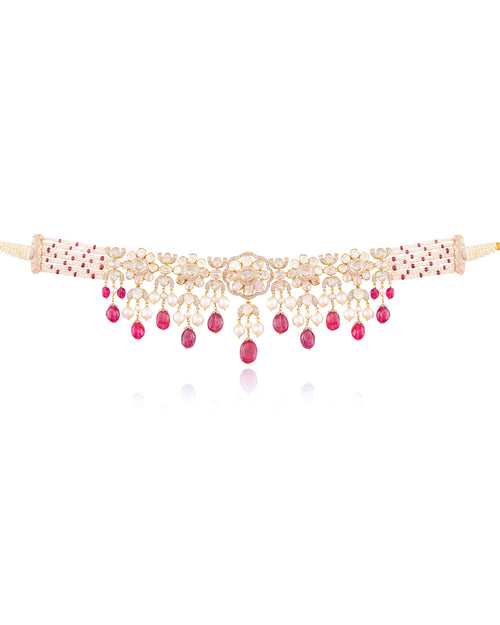Sulekha Polki And Diamond Choker - NO ORDERS