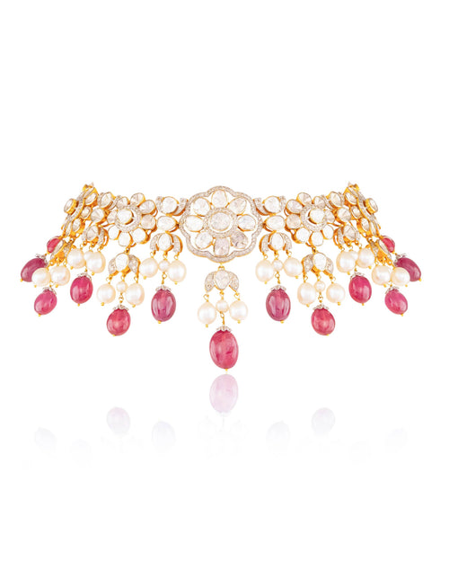 Sulekha Polki And Diamond Choker - NO ORDERS