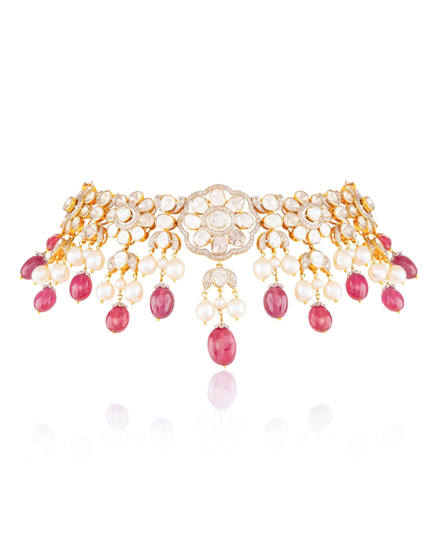 Sulekha Polki And Diamond Choker - NO ORDERS