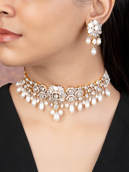 Kanishka Polki And Diamond Choker