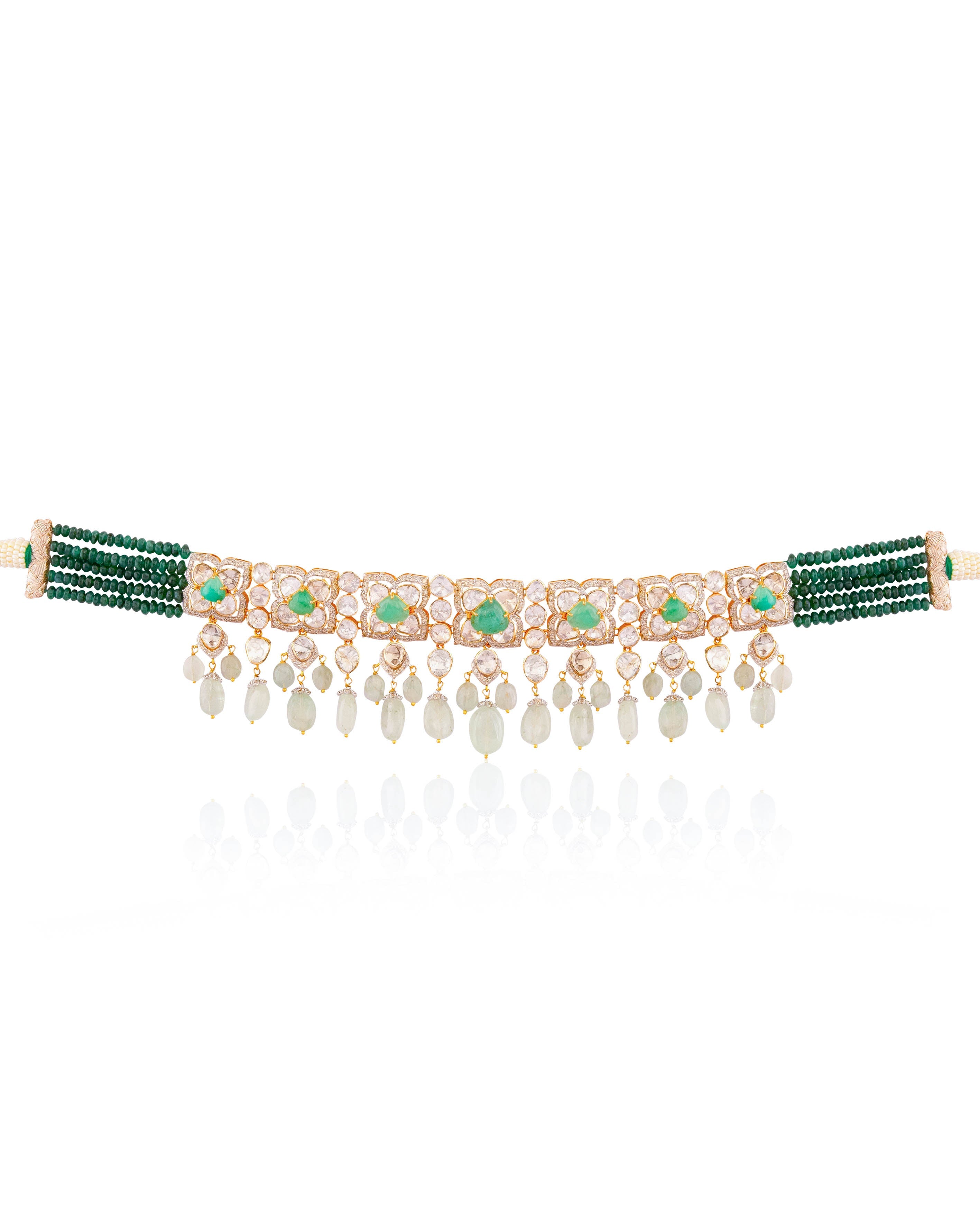 Ravina Polki And Diamond Choker