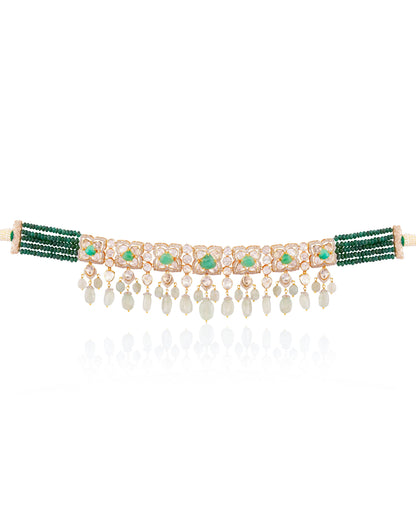 Ravina Polki And Diamond Choker