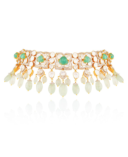Ravina Polki And Diamond Choker