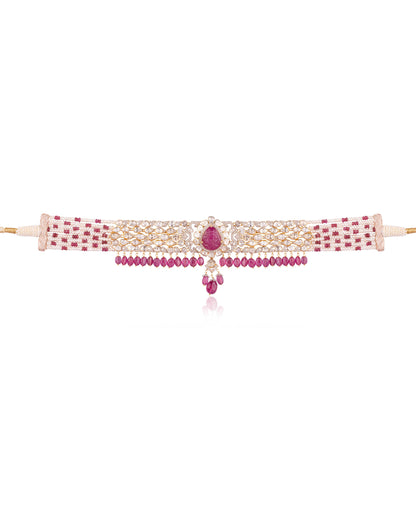 Meher Polki And Diamond Choker