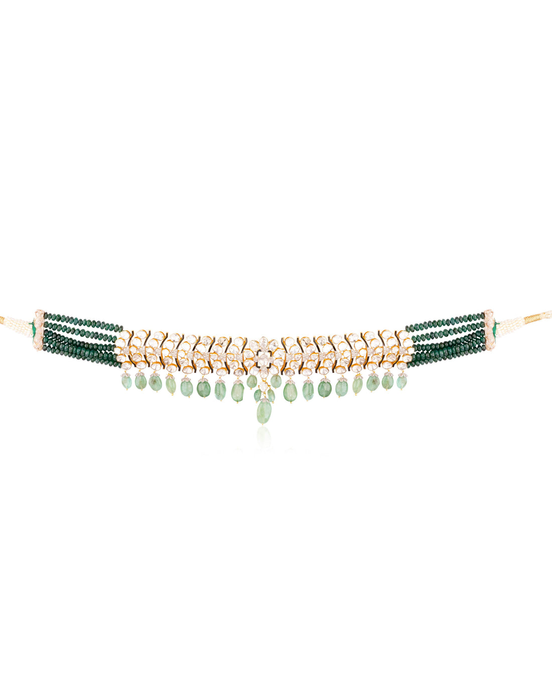 Misbha Polki And Diamond Choker