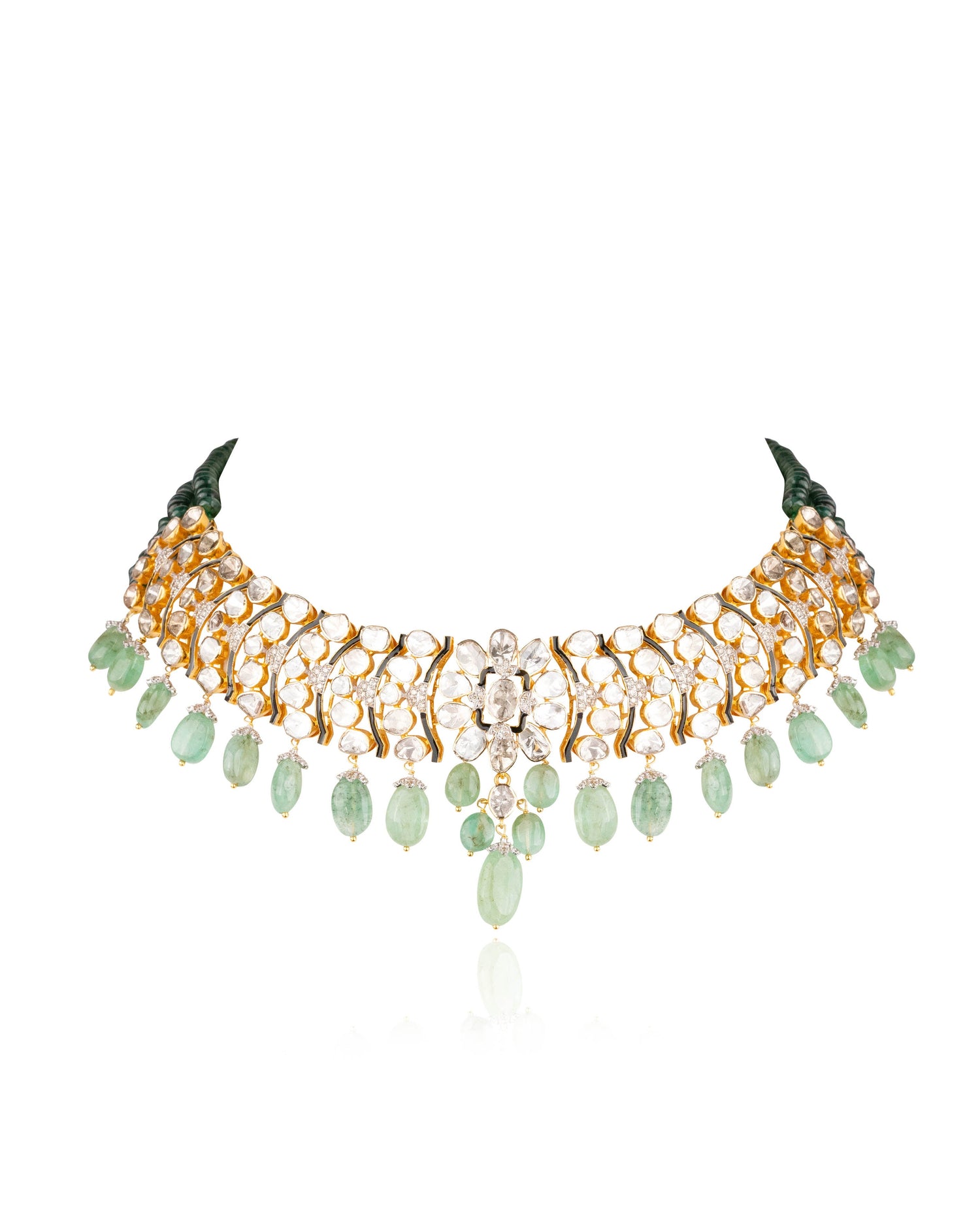 Misbha Polki And Diamond Choker
