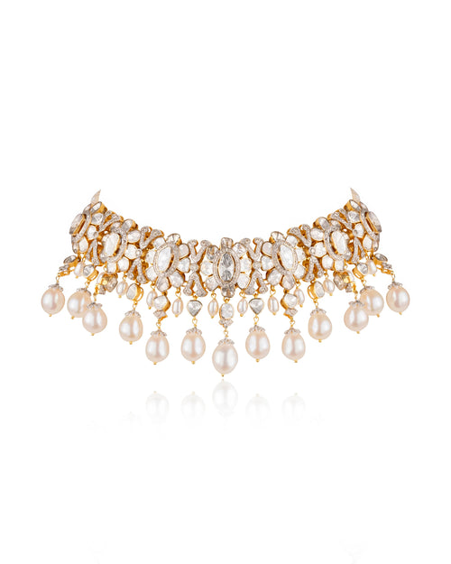 Serina Polki And Diamond Choker
