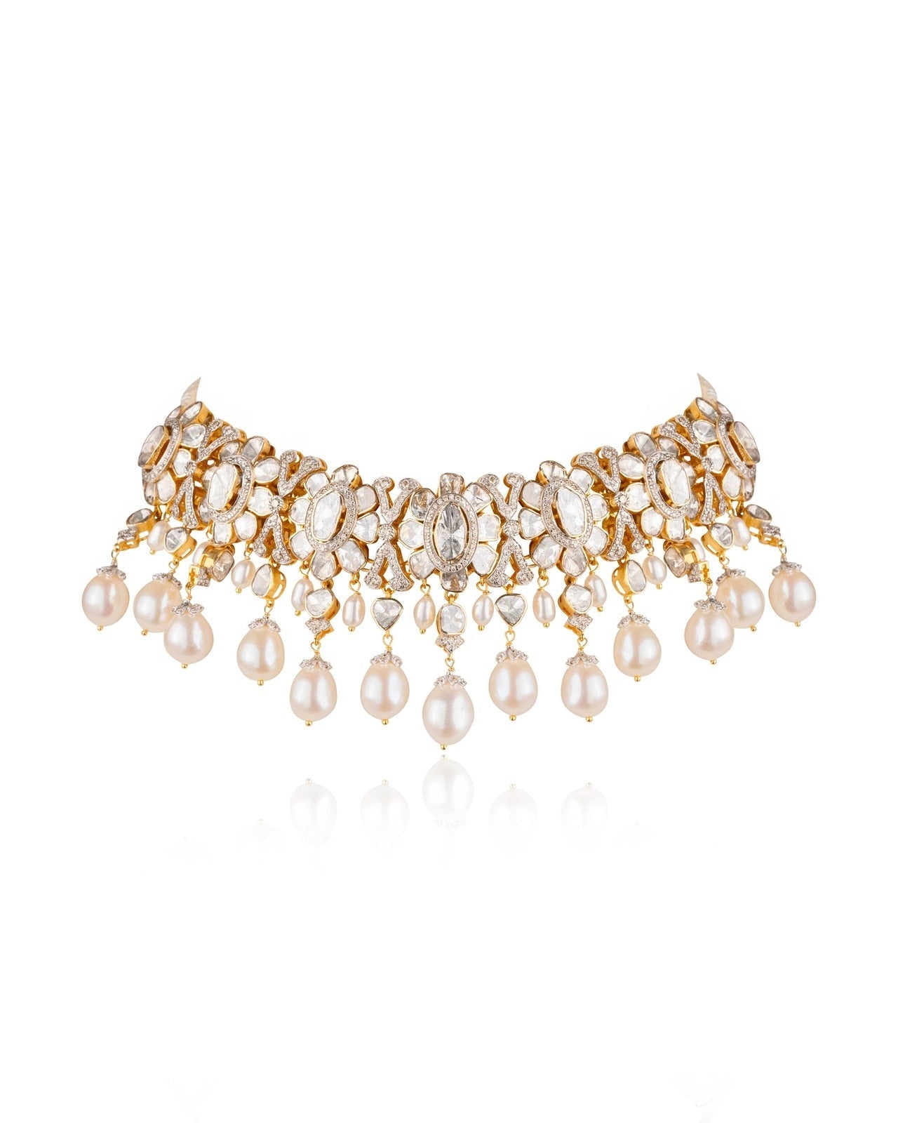 Serina Polki And Diamond Choker