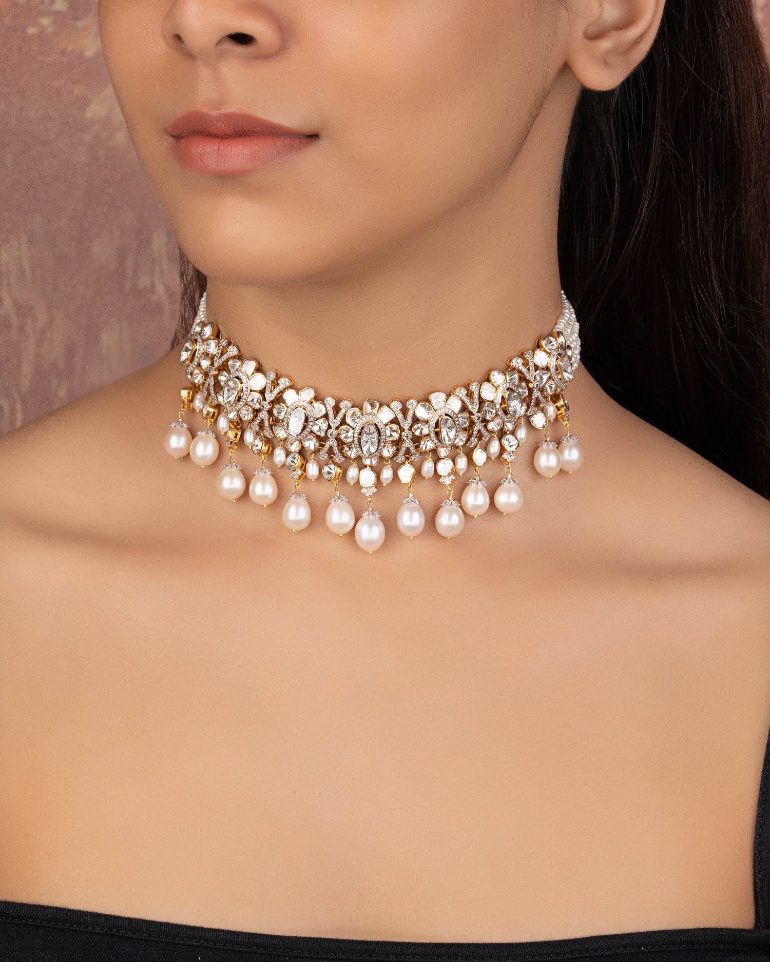 Serina Polki And Diamond Choker