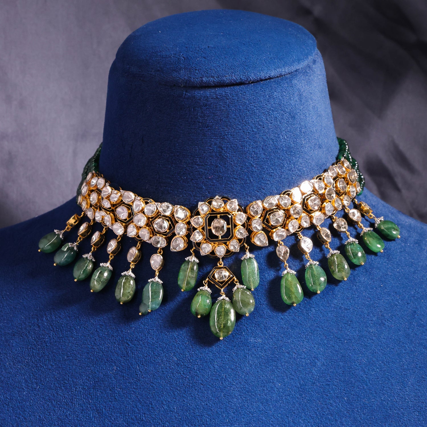 Eyana Polki And Diamond Choker – Tyaani Jewellery Private Limited