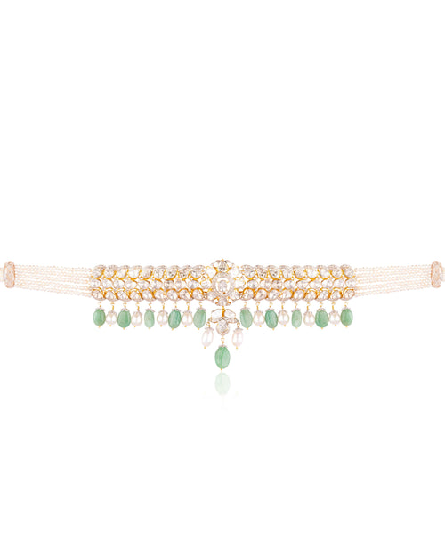Mitri Polki And Diamond Choker