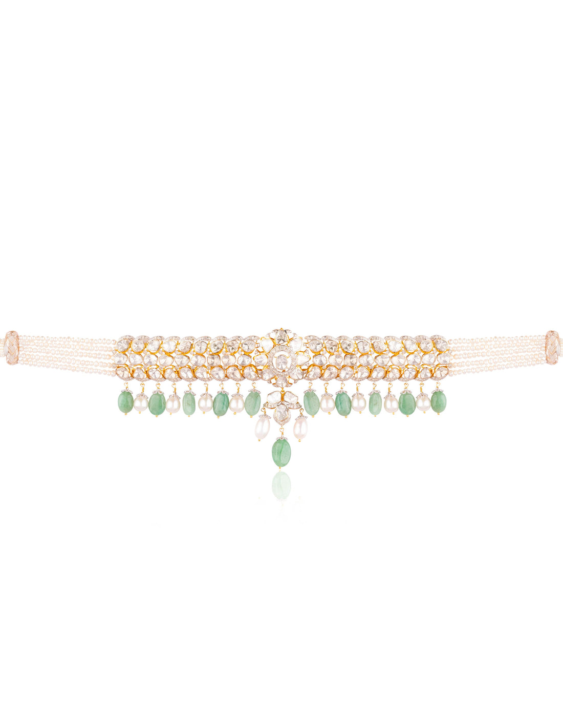 Mitri Polki And Diamond Choker