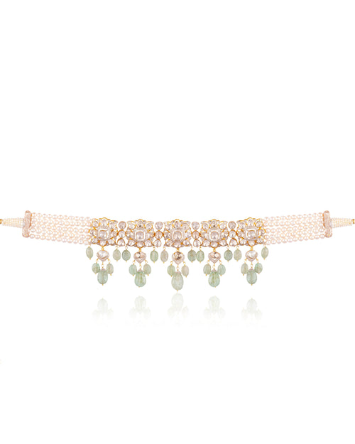 Estella Polki And Diamond Choker