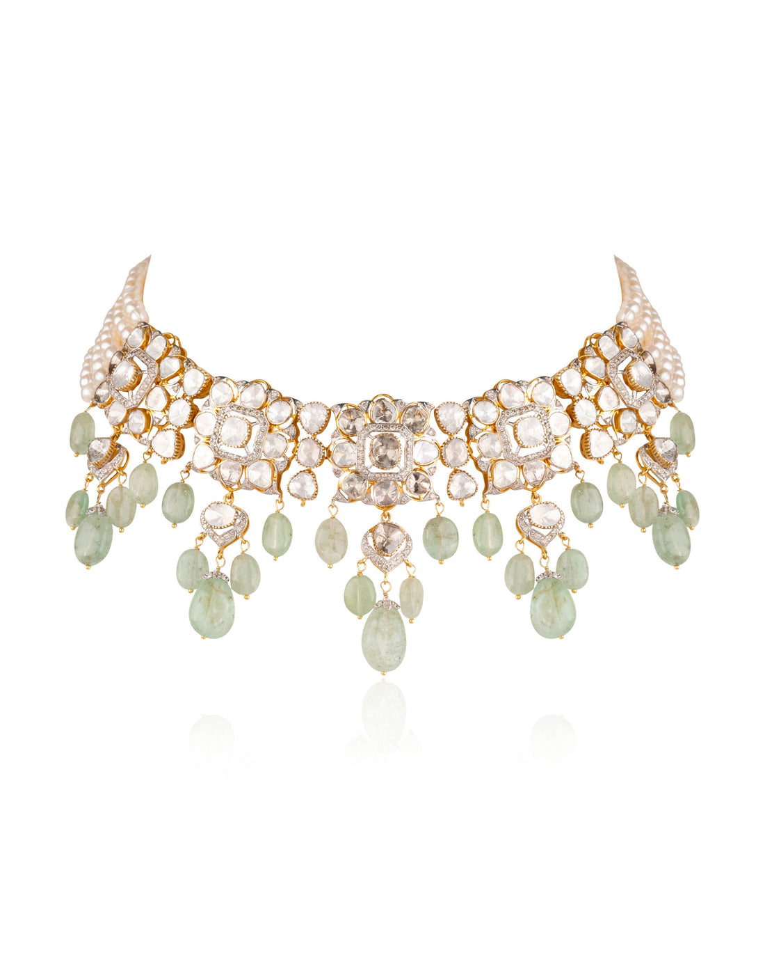 Srinika Polki And Diamond Choker