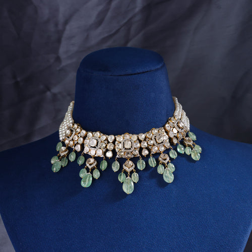 Estella Polki And Diamond Choker