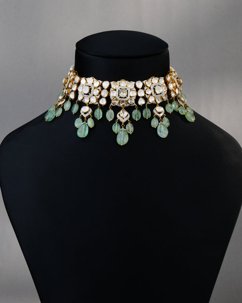 Estella Polki And Diamond Choker