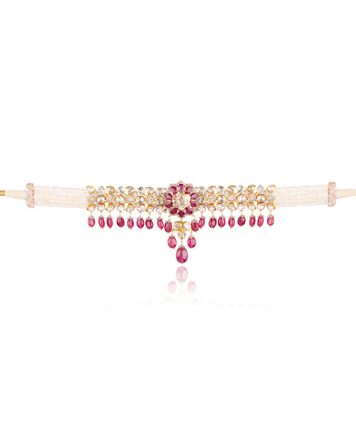 Camila Polki And Diamond Choker