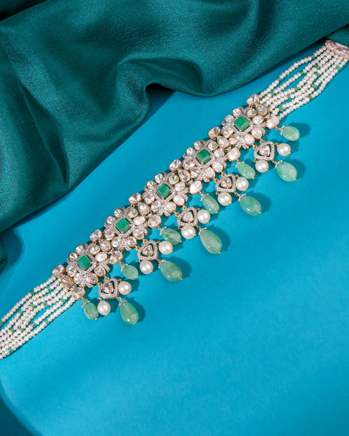 Disha Polki And Diamond Choker